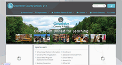 Desktop Screenshot of greenbriercountyschools.org